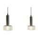 pair of bubble suspensions Staff lights 1970