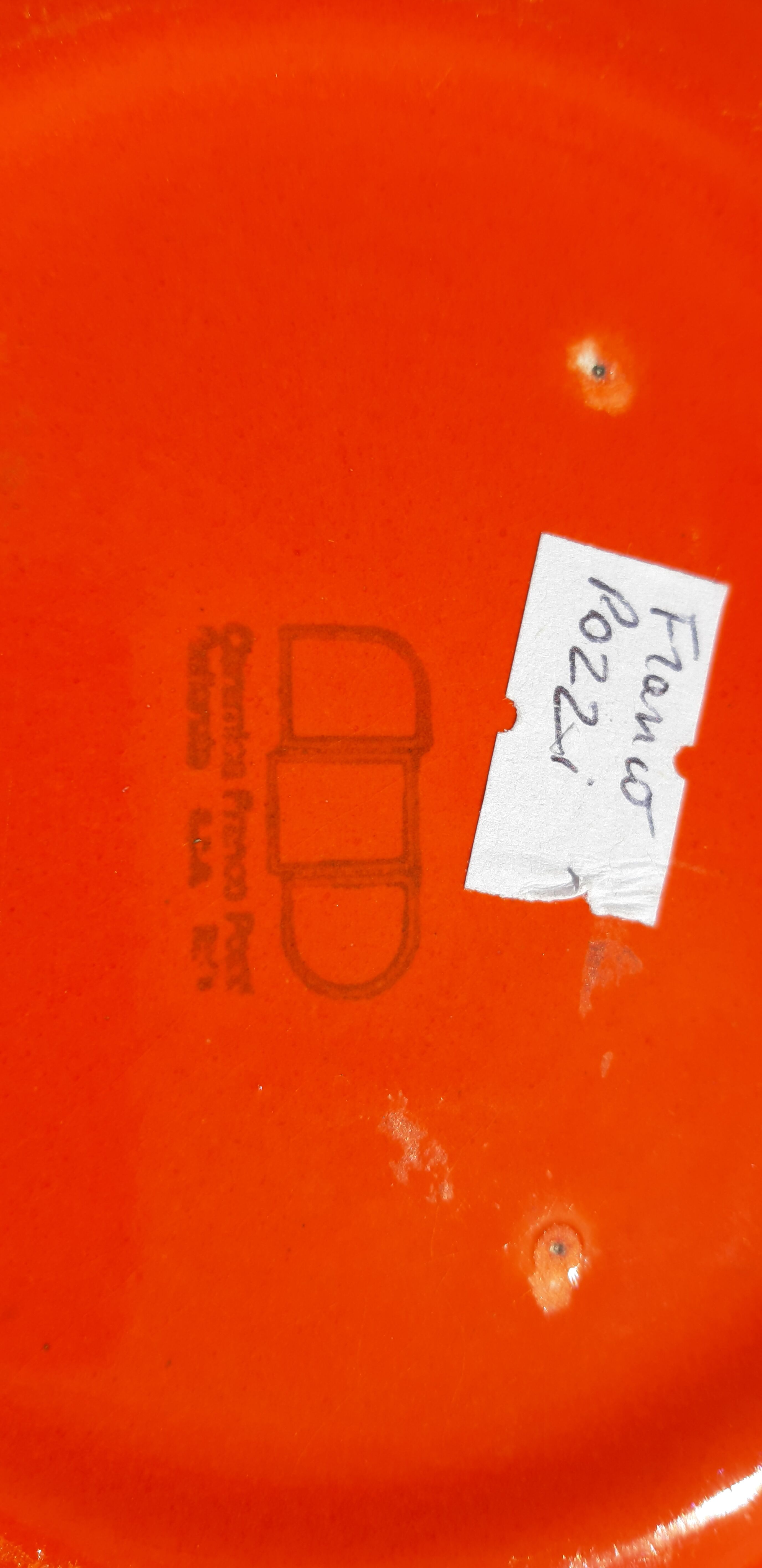 Vintage Vase in Faience by Franco Pozzi