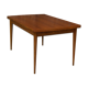 Teak dining table design by Johannes Andersen for Samcom 60s