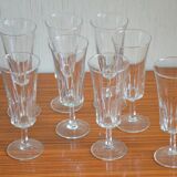 Set of 8 champagne flutes