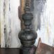 Vintage chenets, pair of chenets, fireplace accessory.