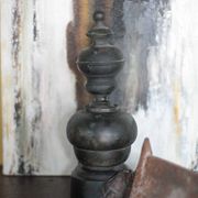 Vintage chenets, pair of chenets, fireplace accessory.