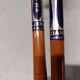 Pair of vintage bamboo ski poles - VM STAVEN - 131 cm