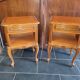 Pair of Louis XV style cherry bedside table