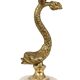 Vintage Brass Table Lamp Mythical Dolphin 45cm
