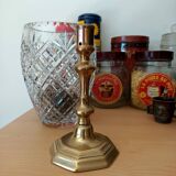 Gilded bronze candle holder