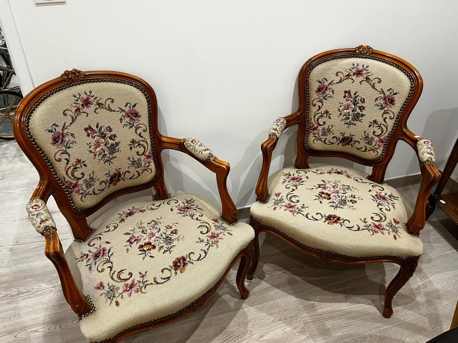 Pair of Louis XV armchairs