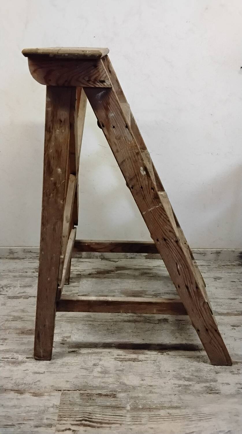 Wooden stepladder