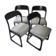 Set de 4 chaises Baumann traineau