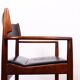 Chaise en palissandre par Kurt Østervig pour KP Møbler