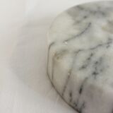 Round ashtray in vintage marble