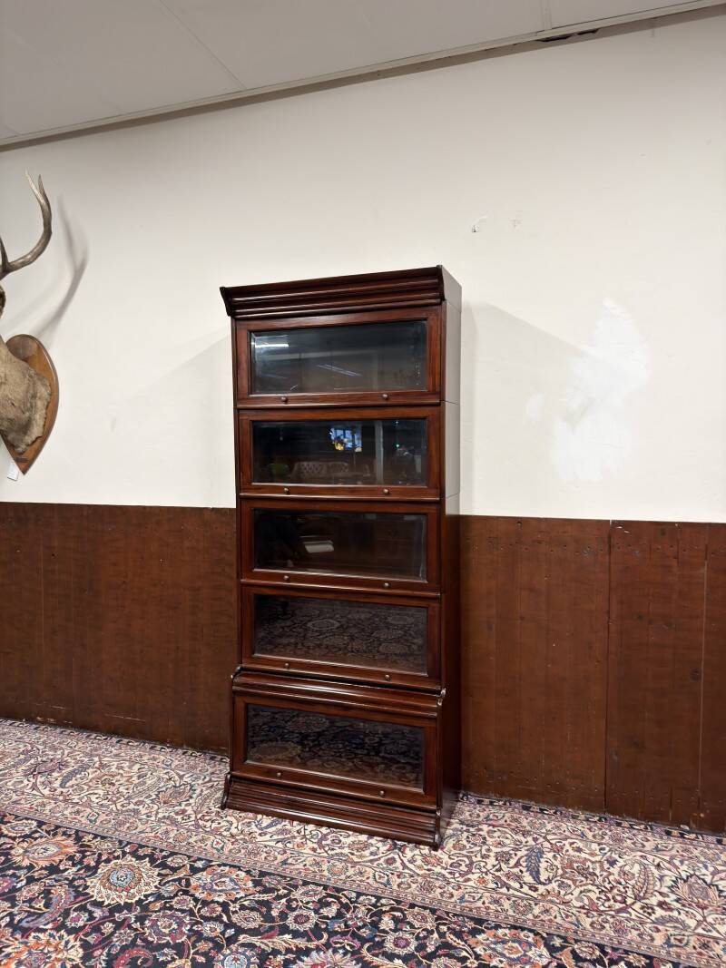 Classic English Globe Wernicke Bookcase