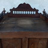 Bonnetière Armoire style Breton en bois naturel