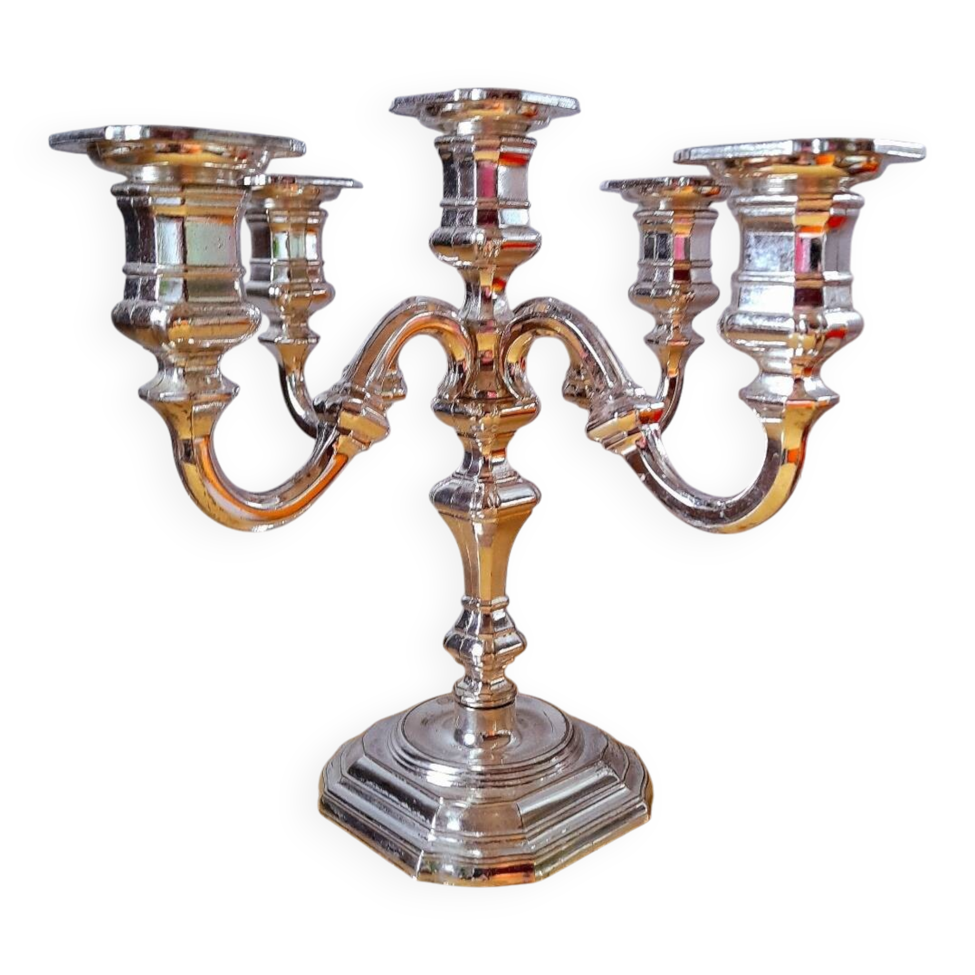 BMF 5-armed candlestick 1970