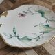Limoges flower decoration shell plate Limoges