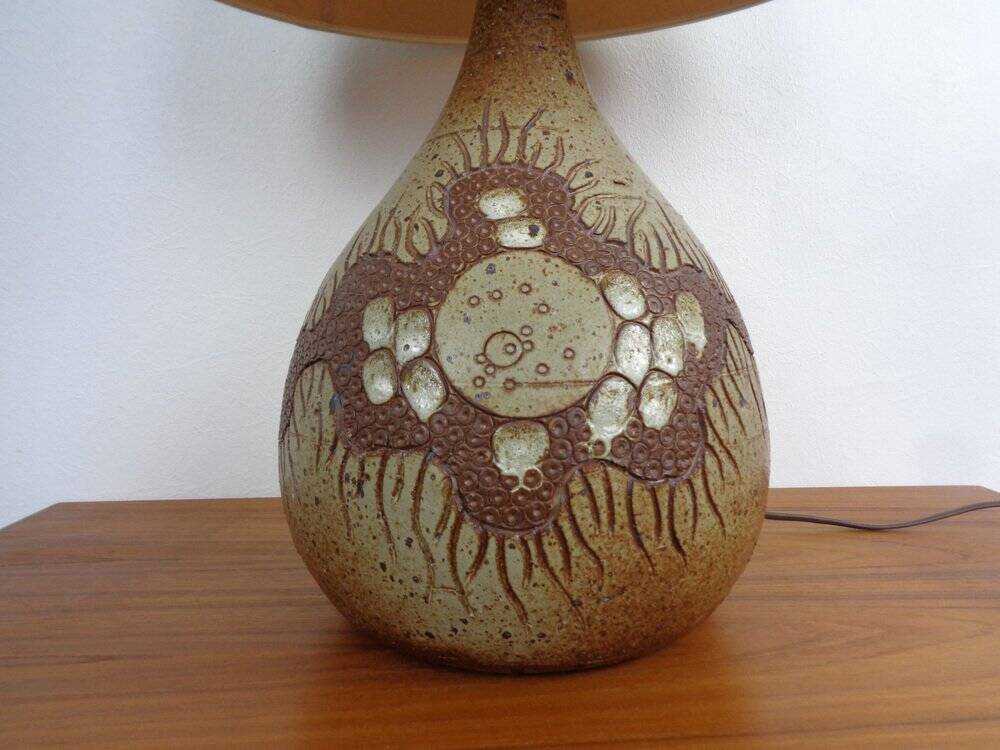 Danish Studio Ceramic Floor Lamp by Mette Løkke Stiil, 1960s