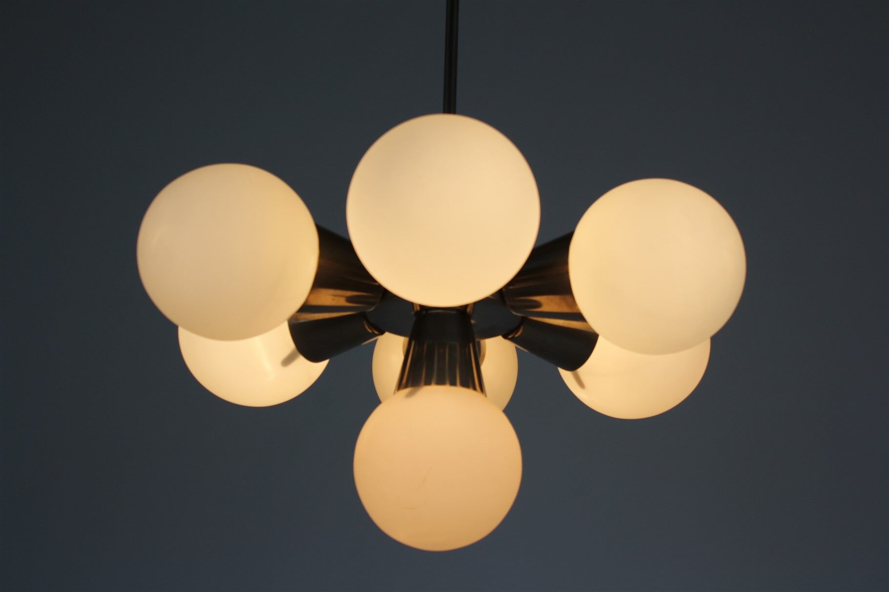 Sputnik Chandelier from Kamenický Šenov, 1970s