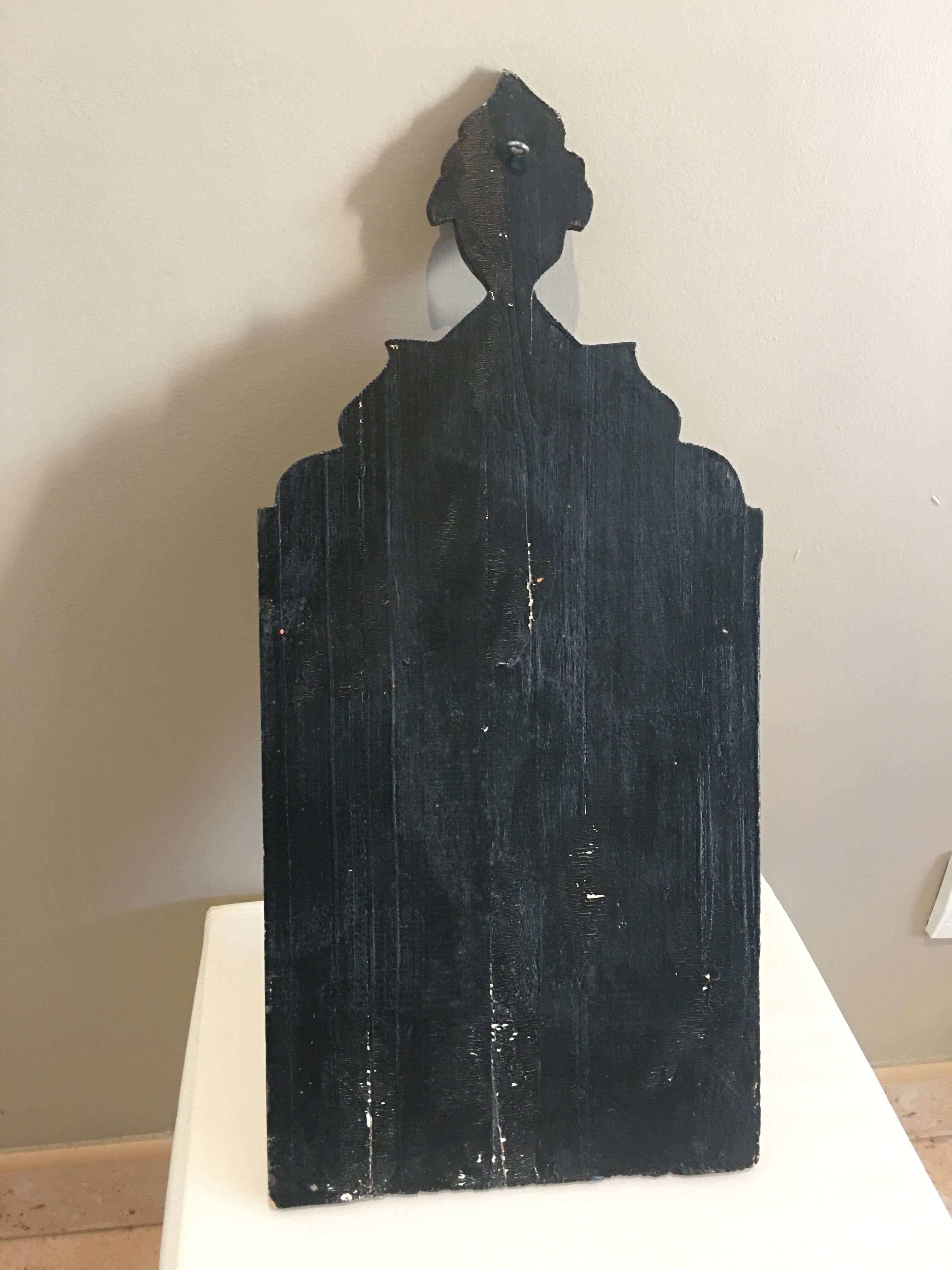 Wooden painted mirror