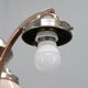 1930s Czechoslovak Art Deco nickel chandelier with rose opaline glass globes