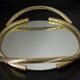 Gilded Rope Serving Tray, French Mirror Tray, Drinks Tray