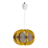 Wire and wood pendant light from the 70s.