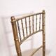 Set of 2 opera chairs in faux bamboo, France, 1940s