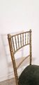Set of 2 opera chairs in faux bamboo, France, 1940s