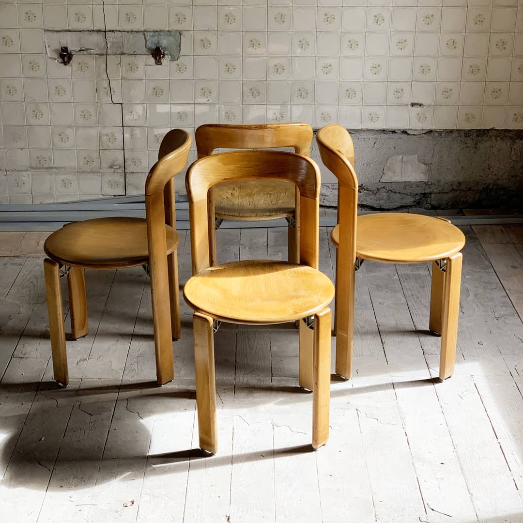 4 chairs design Bruno Rey