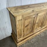 Raw pitch pine sideboard