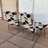 Vintage industrial fireside chair