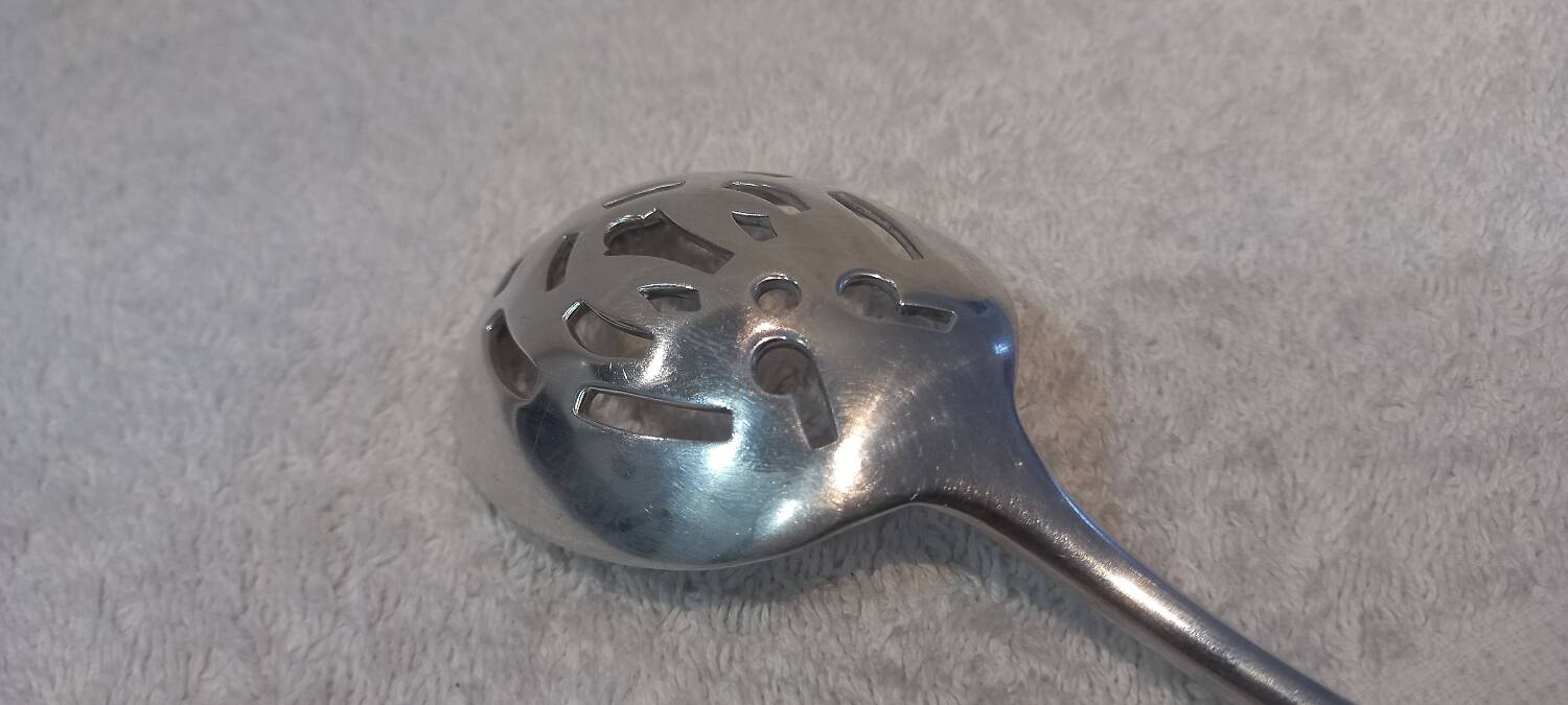 CUILLÈRE À GLAÇONS CHRISTOFLE modèle boreal métal argenté 17cm Couvert Service EUR 35,00 - FR