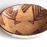 Kabyle wall dish in terracotta, 70s