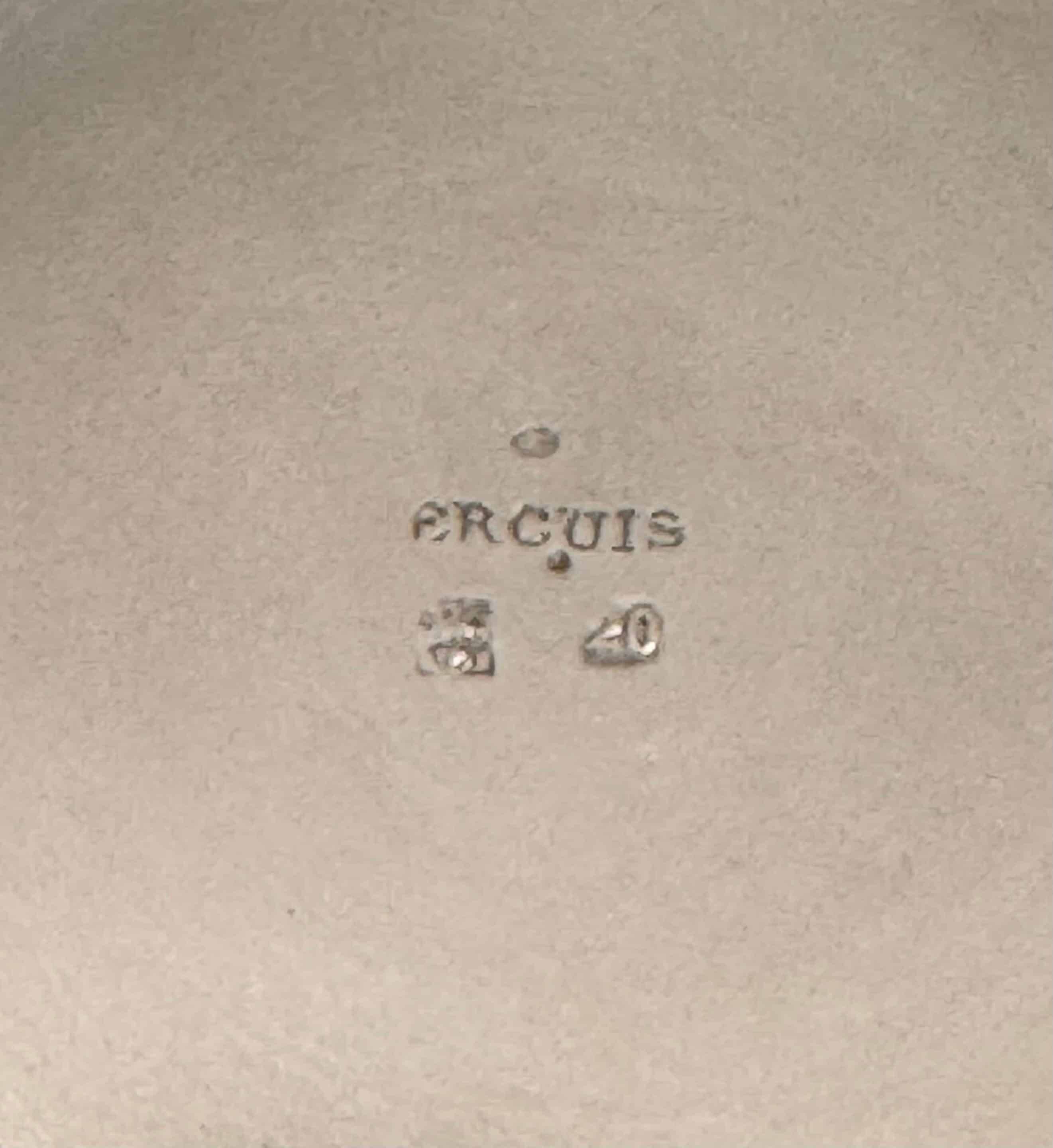 Antique Ercuis tea and coffee set from the 1960s