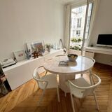 Pink Marble Dining Table (Small, 4 Seater)