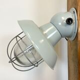 Industrial aluminum wall lamp, 1960s