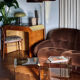 Vintage Italian sofa design "Okay" – Adriano Piazzesi – 2-seater velvet