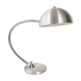 1970 brushed aluminum desk lamp