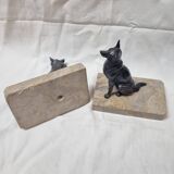 Art deco bookends