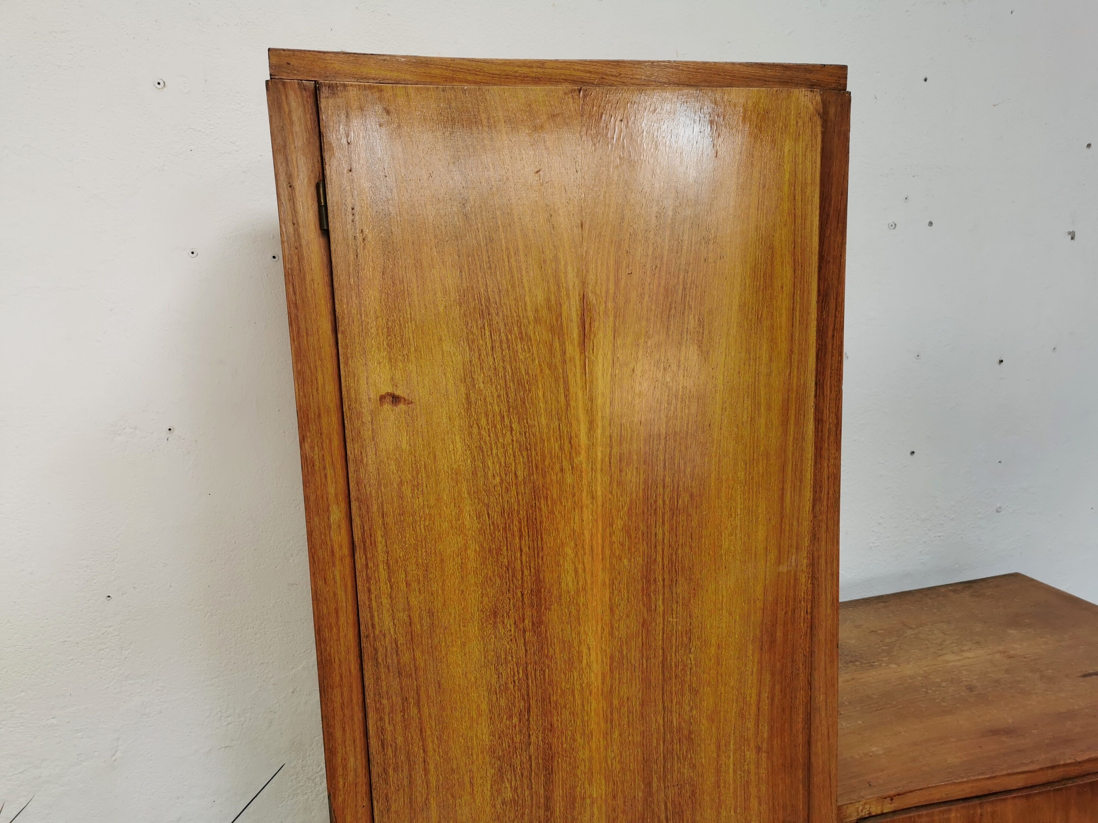 Vintage asymmetrical wardrobe