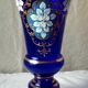 Vase en verre emaille murano venise