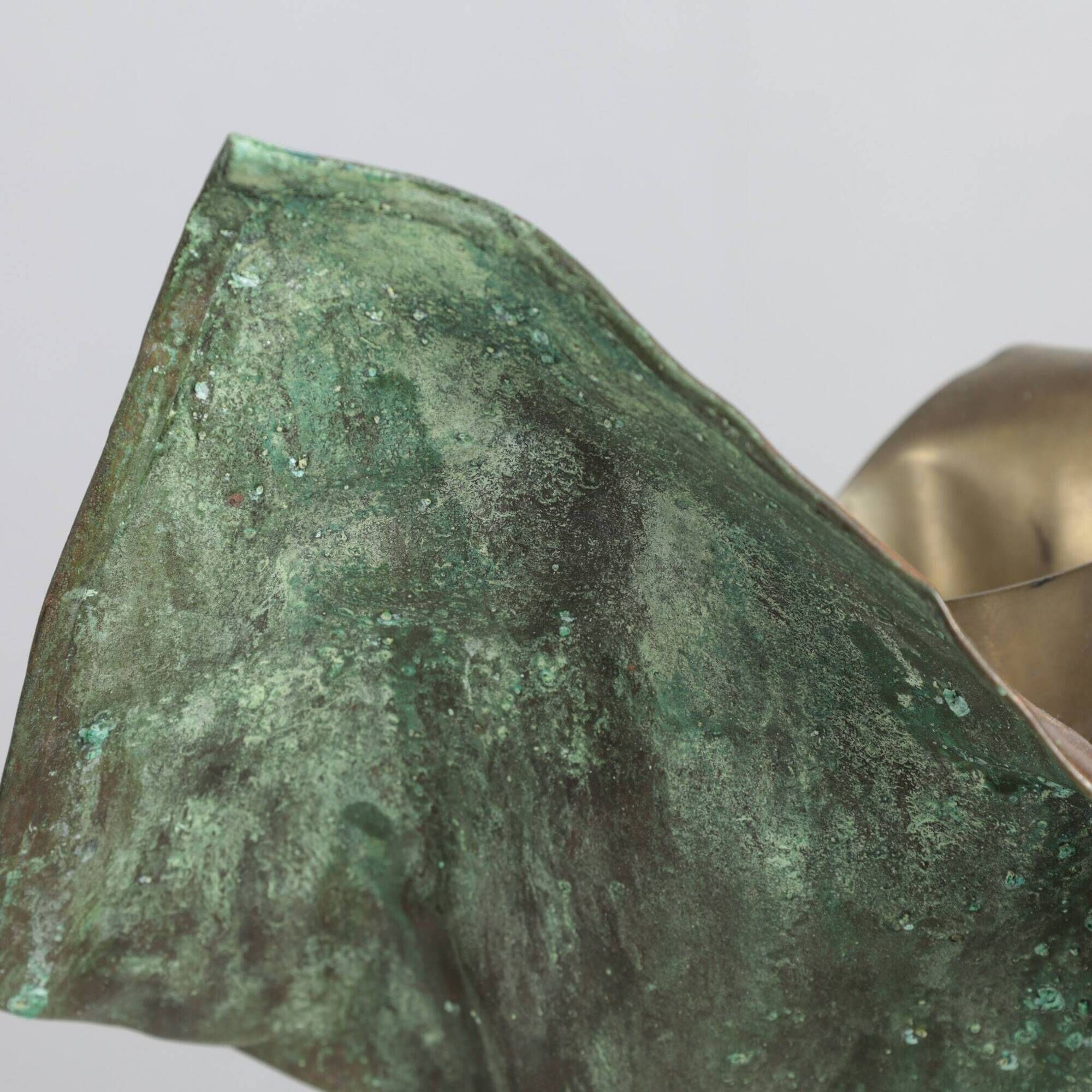 Sculptural copper vase by Bart van Bekhoven, Netherlands, 1980s