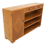 Scandinavian elm bookcase, Swedish modern, Sweden, 1940