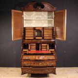 20th century Dutch inlaid trumeau