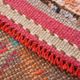 Raspberry Pink Tribal Vintage Runner Rug, Turkish Hallway Carpet,102x322 Cm