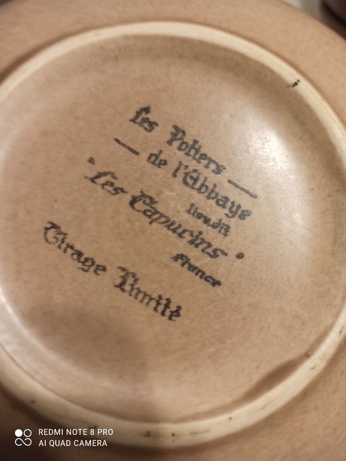 Hollow stoneware plates