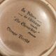 Hollow stoneware plates
