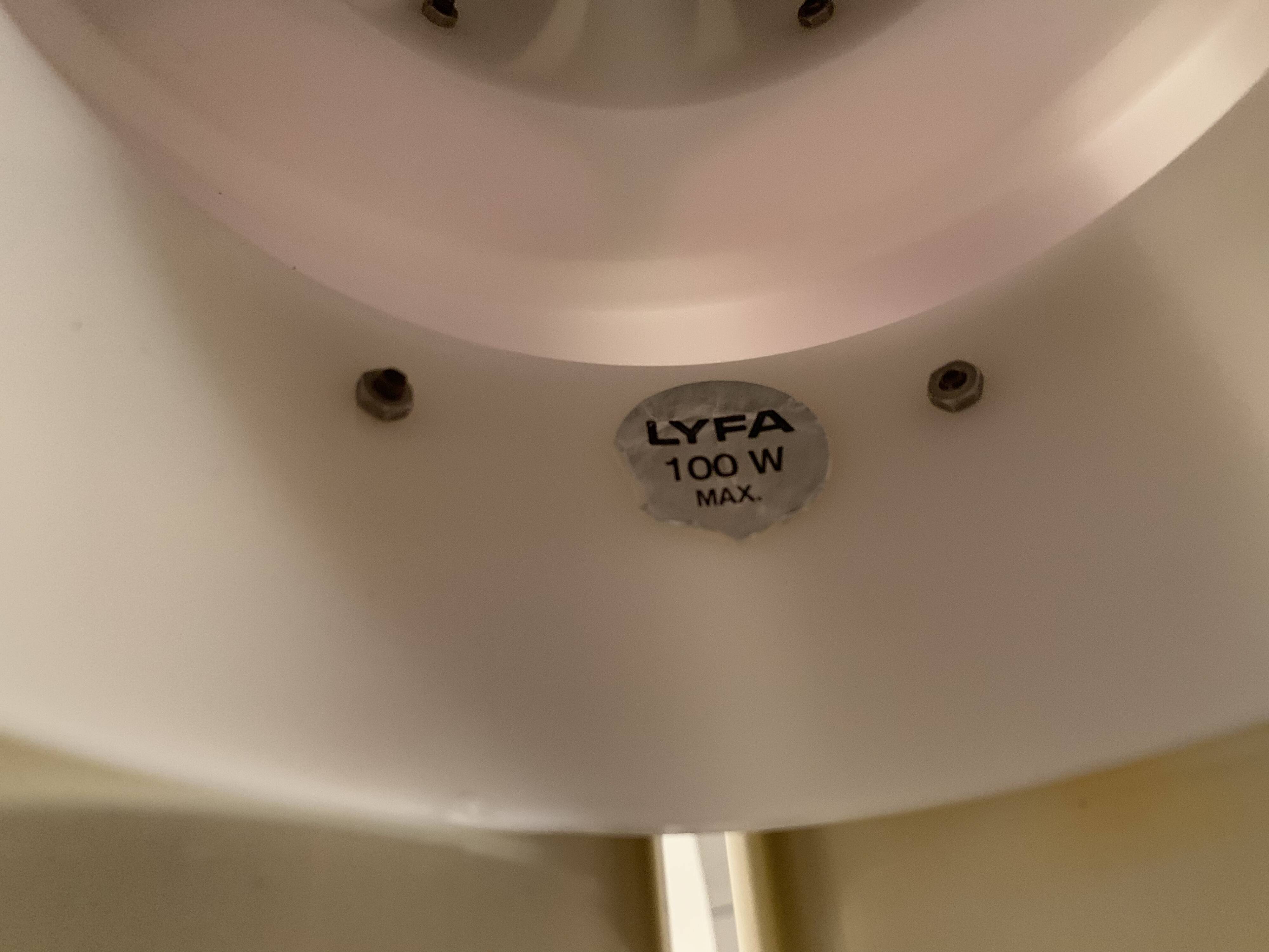 Pendant lamp pantre by bent karlby for lyfa denmark - danish design - collectible - scandin