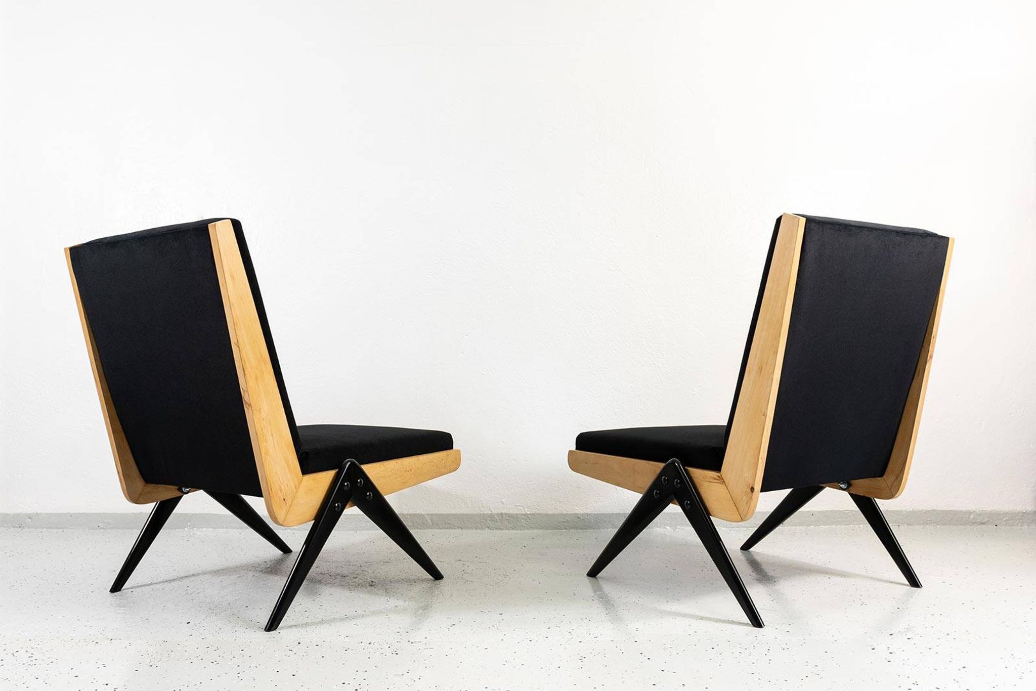 Modernist Chairs, Type 1312 By Slupskie Furniture Factory, Poland, 1960s