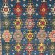 Old Handmade Caucasian rug - 79x119 cm
