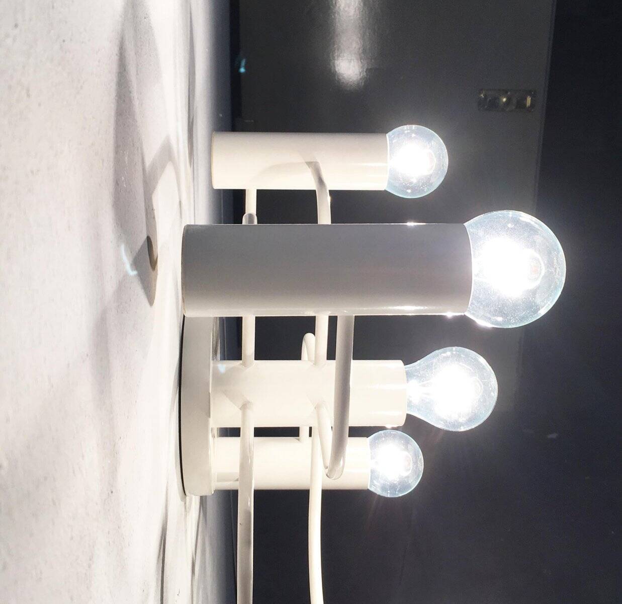 German vintage Space Age ceiling lamp by Gaetano Sciolari for Leola